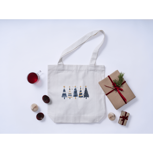 Blue Trees Tote Bag